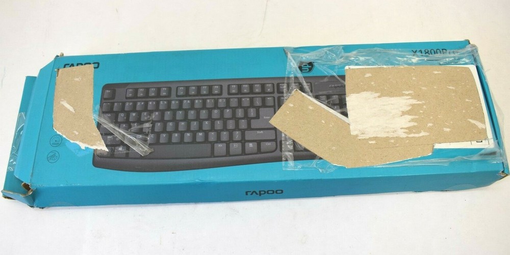 Rapoo X1800 PRO Combo Black Wireless Full Size Keyboard and Mouse