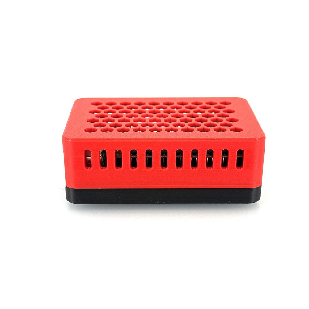 Raspberry Pi 5 Case for Official Raspberry Pi M.2 Hat+, Custom 3D-Printed