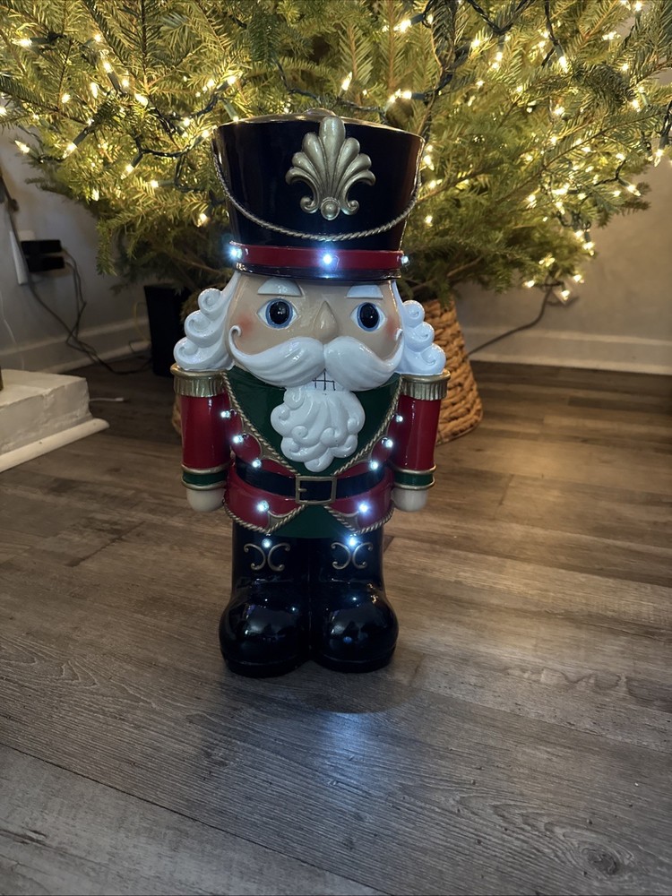 17" Nutcracker With LED Lights - New