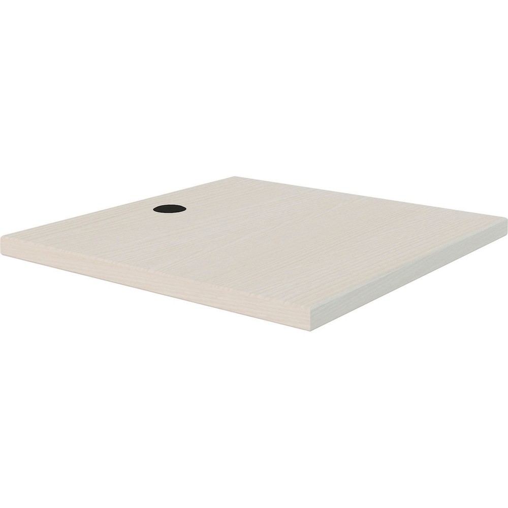 Interion Modular Partition Desktop 24"W x 24"D White Ash