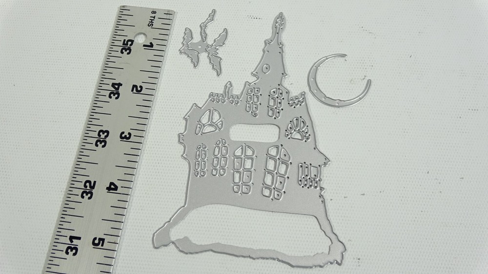 2017 Tim Holtz Sizzix Thinlits Haunted House Halloween Dies #662378