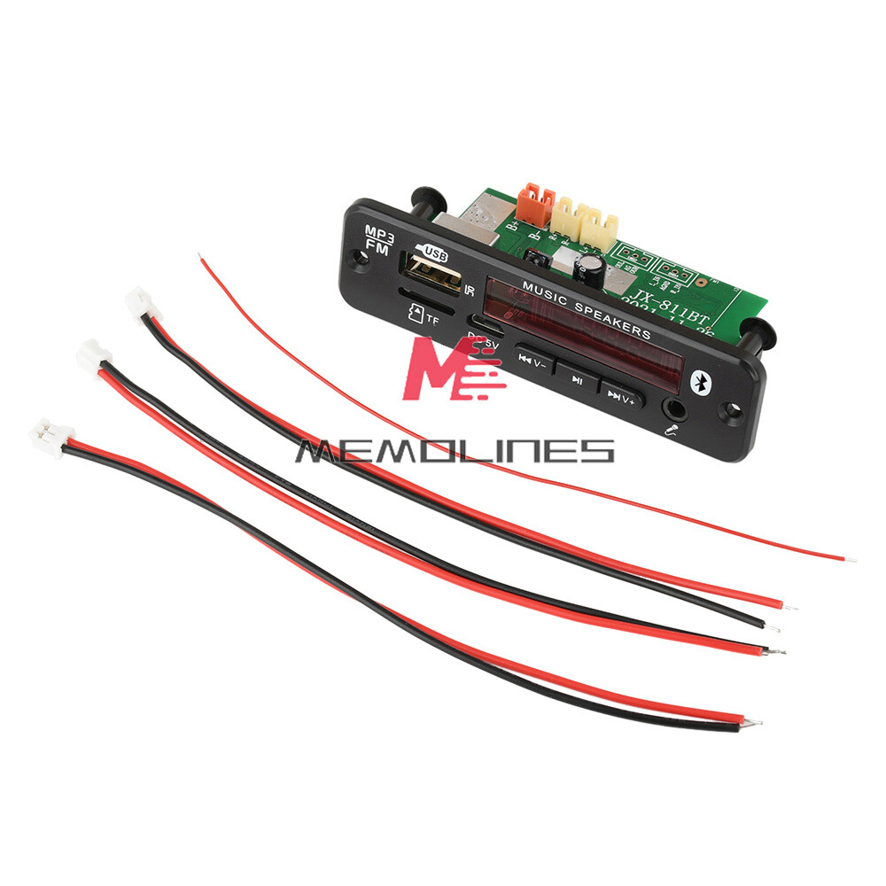 2*20W Amplifier Stereo DIY MP3 Decoder Board Bluetooth 5.0 Car FM Radio Module