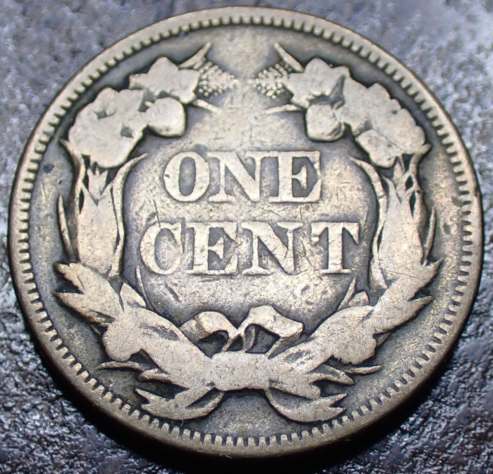 1857 Flying Eagle Cent - (G/VG Detail)