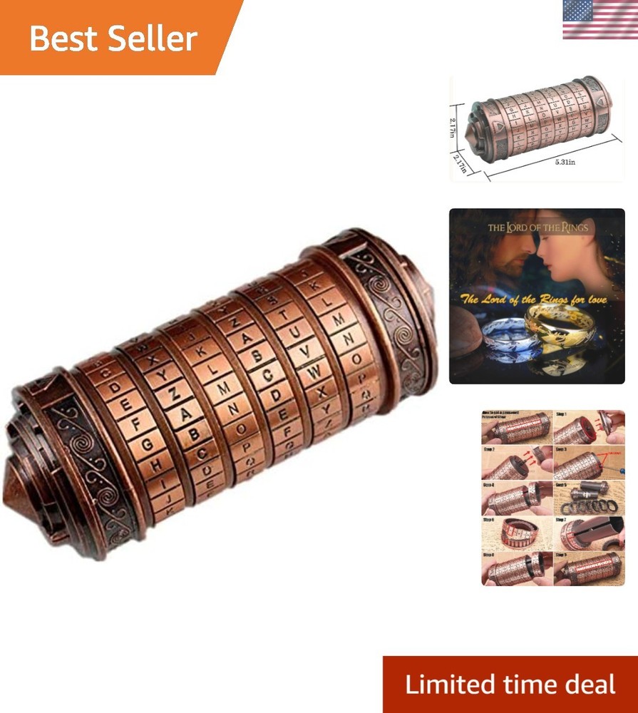 Customizable Da Vinci Code Cryptex - Lovely Anniversary & Valentine's Present