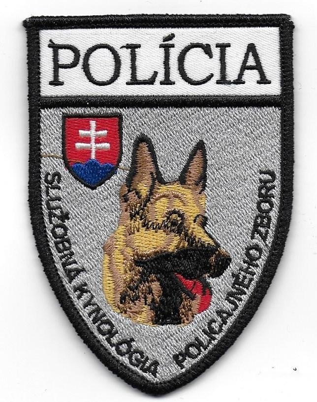 Slovakia K9 POLICE  patch