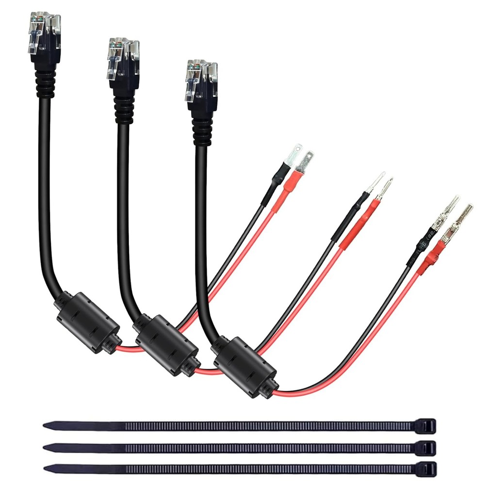 13.8 Radar Detector Hardwire Power Cord RJ11 Mirror Wire Plug