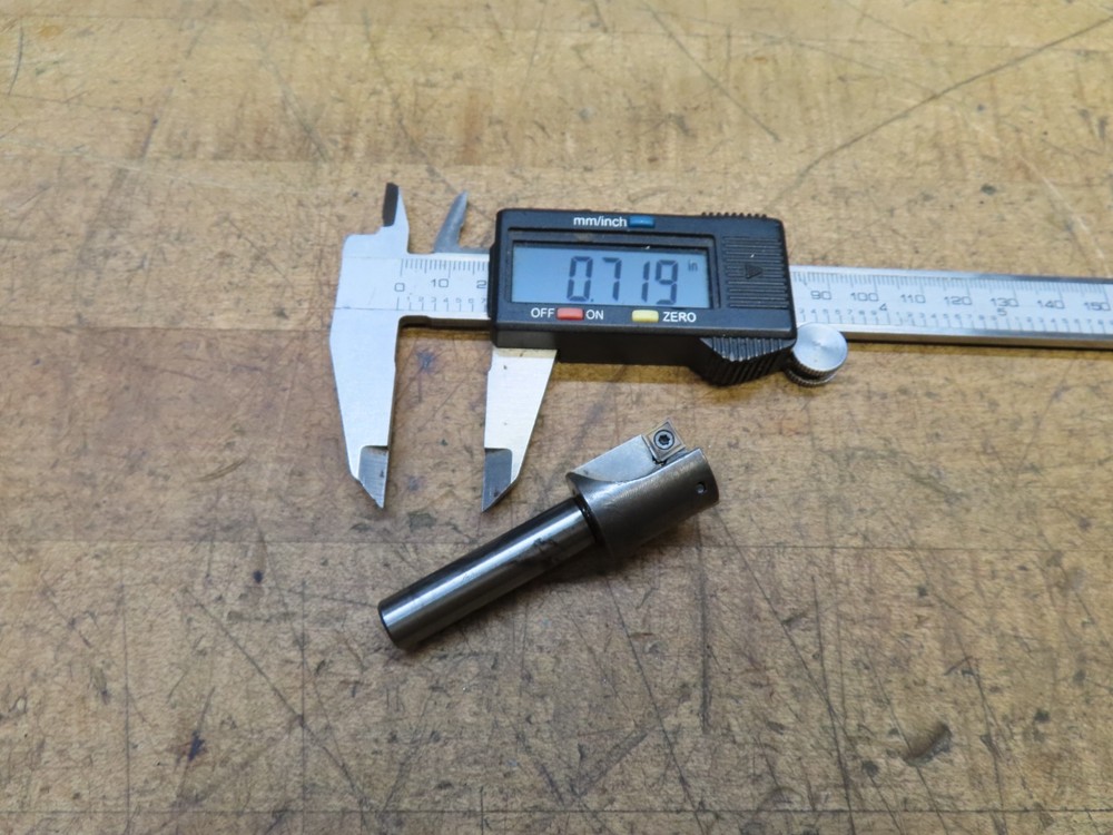 Walter 23/32" indexable insert counterbore 3/8" shank