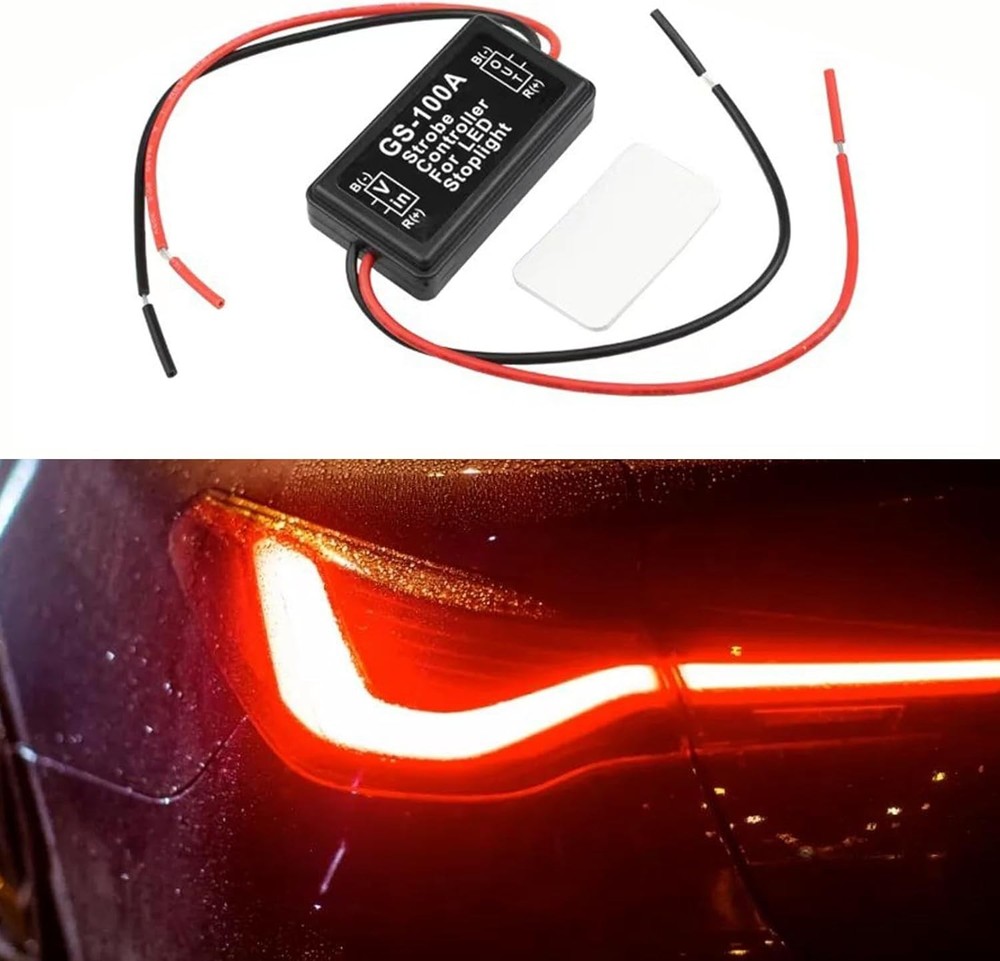 1 Pack 2 Pcs 1.96in*1.18in Flasher Module, Flash Strobe Controller, Suitable For