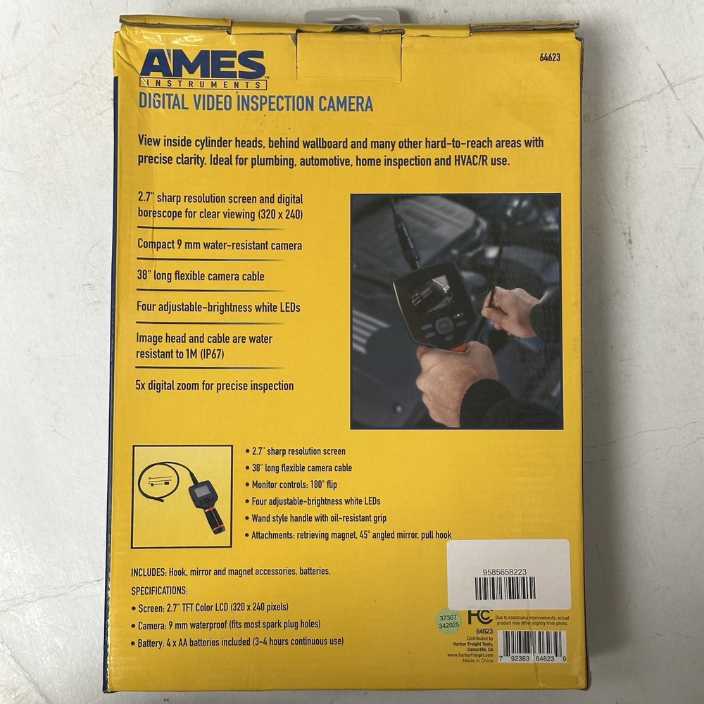 Ames Instruments 64623 Digital Video Inspection Camera - New