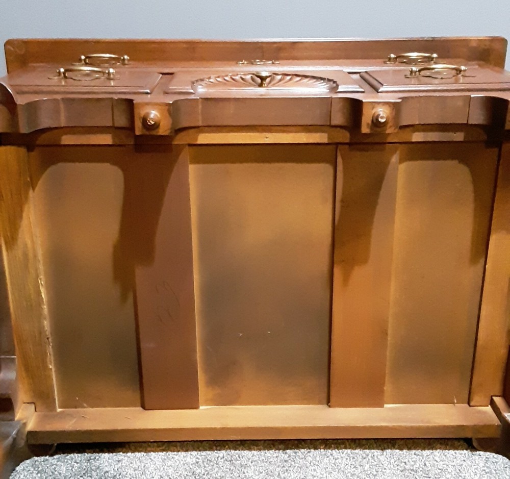 HENKEL HARRIS "LOW BOY" SOLID WILD BLACK CHERRY CHEST/SERVER