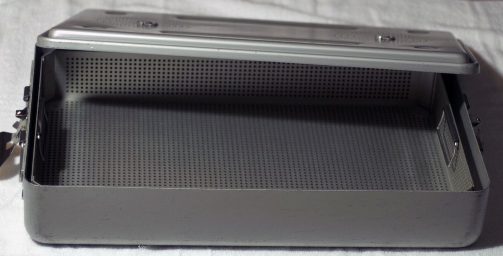 GYN Robotic Medical Case Sterilization Container System with Instruments Tray