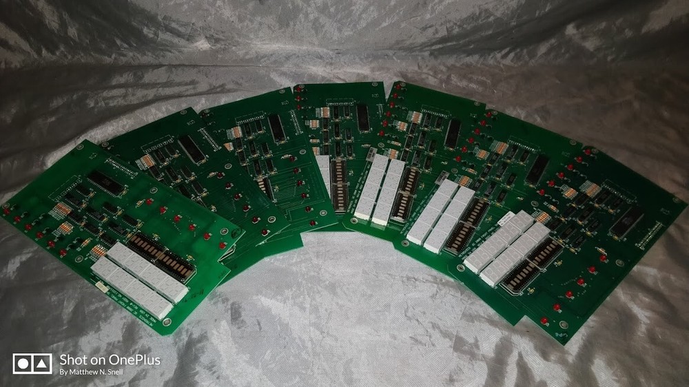 Nice Used Metronics Quadra-Chek QC-2000 DRO Front Display Panels.