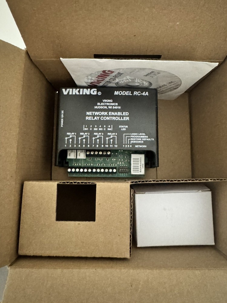 Viking Electronics RC-4A Network Enabled Relay Controller