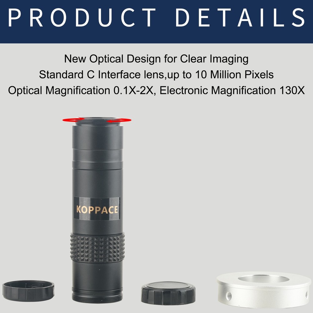 130 Times Magnification Electron Microscope High-Definition Imaging Standard