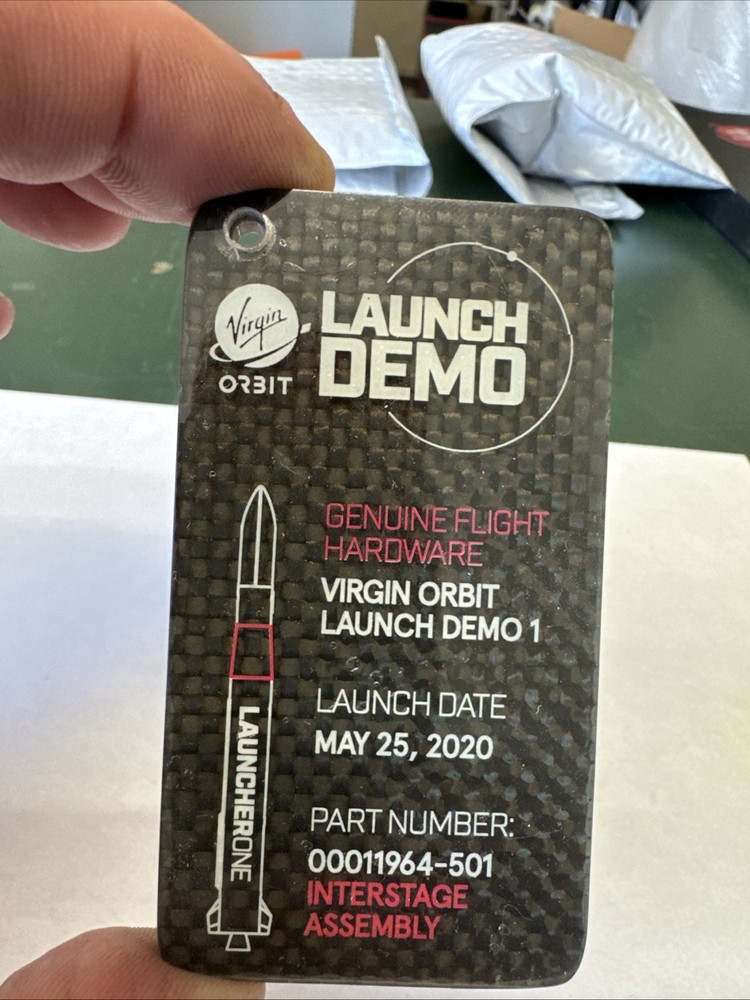 Virgin Orbit Launch Demo LauncherOne Genuine Flight Hardware Interstage Assembly