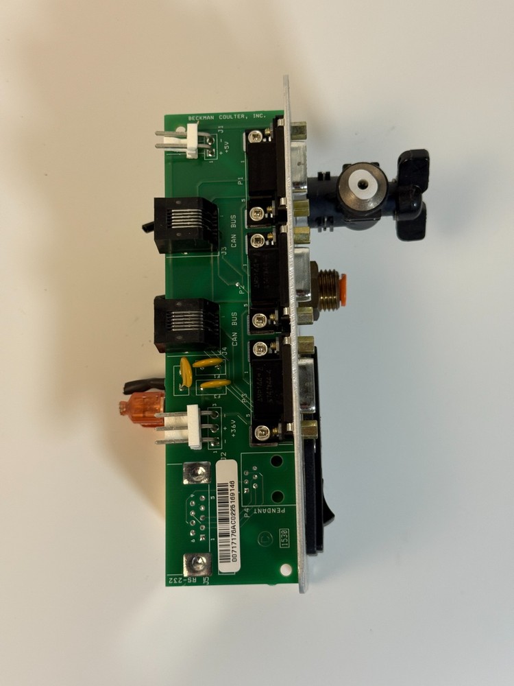Beckman Coulter Pneumatic CAN Port Power Interface Panel Board Assembly RS-232