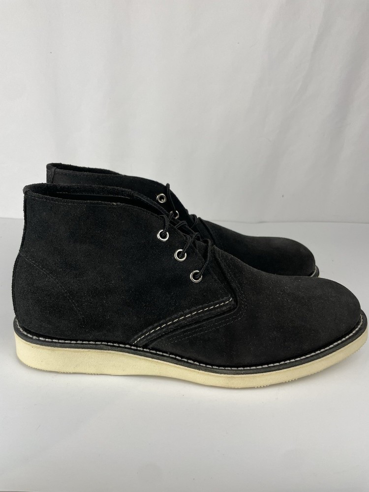 Red Wing 3147 Work Chukka Boot Black Abilene Men’s Multiple Sizes