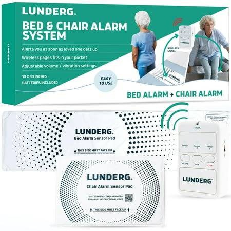 Lunderg Wireless Bed & Chair Alarm System