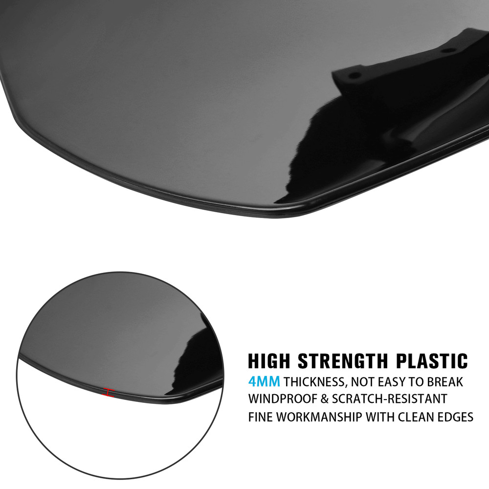 For Kawasaki Z500 SE ABS 2024-25 Windshield Windscreen Shield Screen W/ Bracket