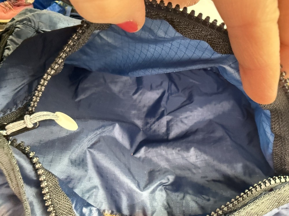 J. Crew Navy Lightweight Backpack Packable for Travel Hiking