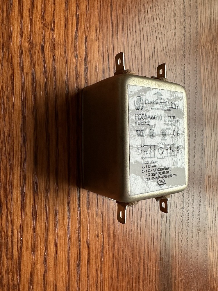 CURTIS INDUSTRIES FD00AA010 DC FILTER 80VDC 10A **NEW**