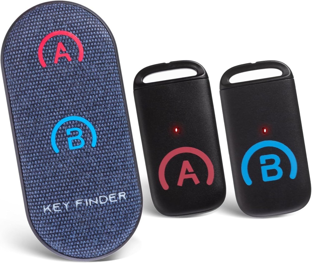 Basic Key Finder with Thinner Receivers & Advanced Fabric Remote 80dB+ RF Item L