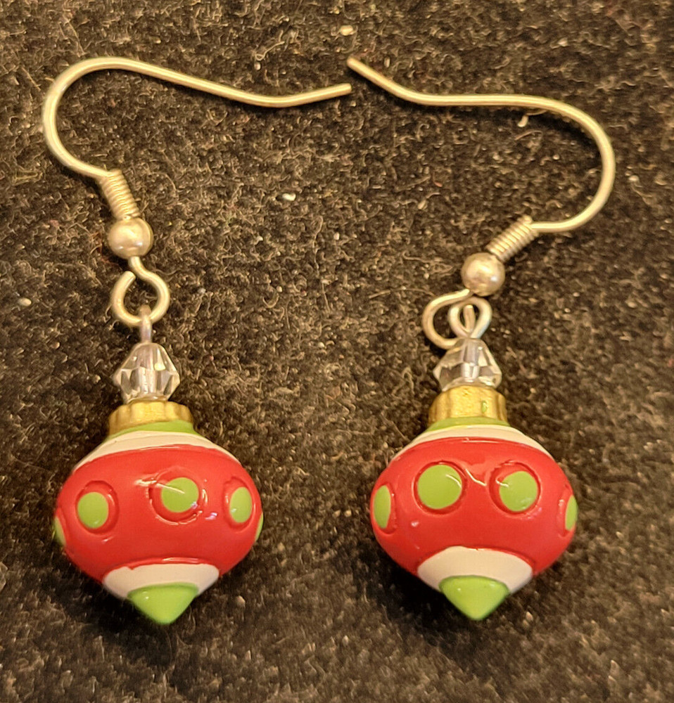 Christmas Ornament Earrings 084