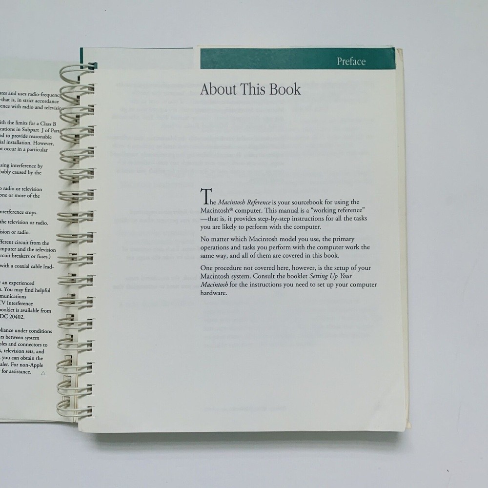 Apple Macintosh Reference Manual VTG 1990