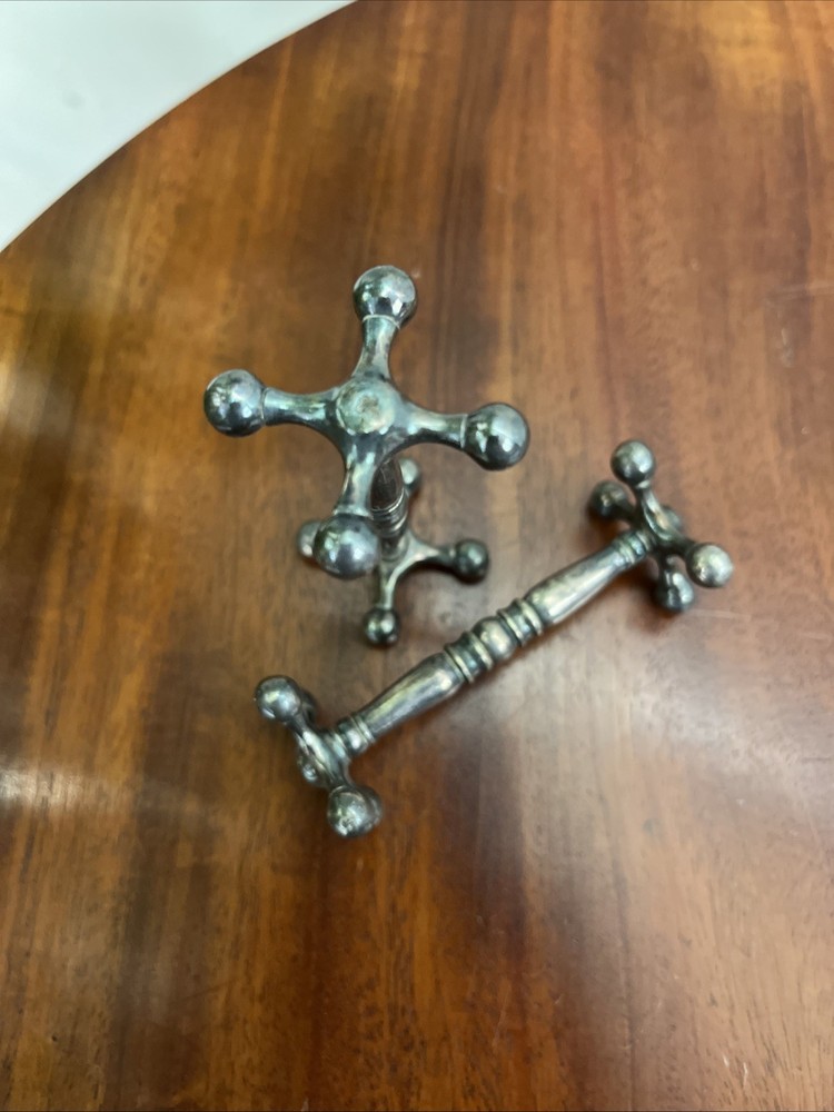 Victorian Antique Silver Plated Cutlery Rests