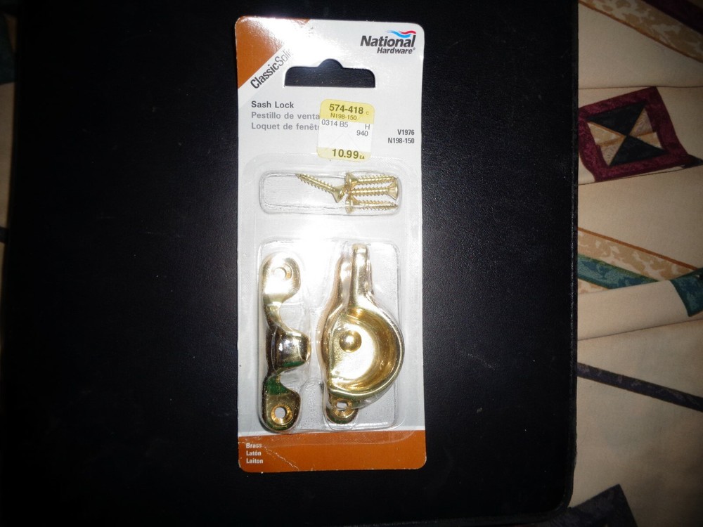  15 brass sash locks