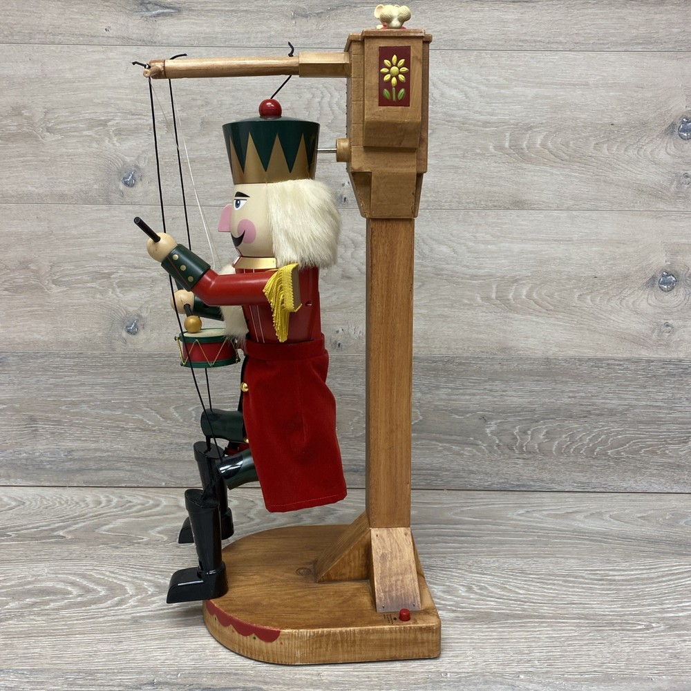 Nutcracker Marionette Animated Musical 22" Nutcracker Suite Works VIDEO