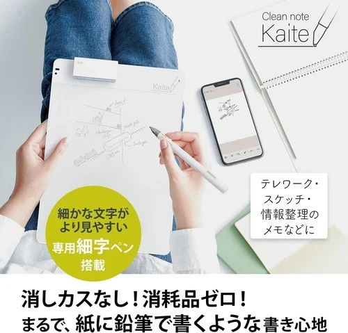 PLUS Memo Pad Clean Note Kaite2S A4 Plain KA-202P-JP2 428-712 Paperles