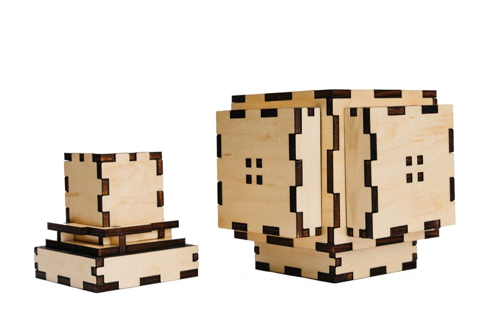 Nova | Original Wooden Puzzle Box | Hidden Compartment