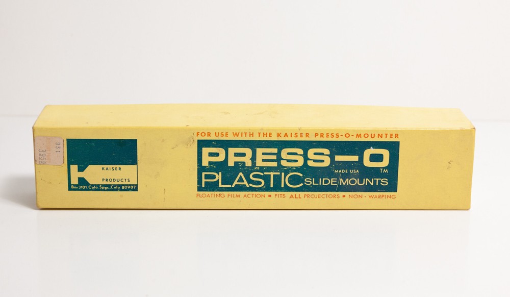 PRESS-O SLIDE MOUNTS PARTIAL BOX 2x2 FOR 35MM