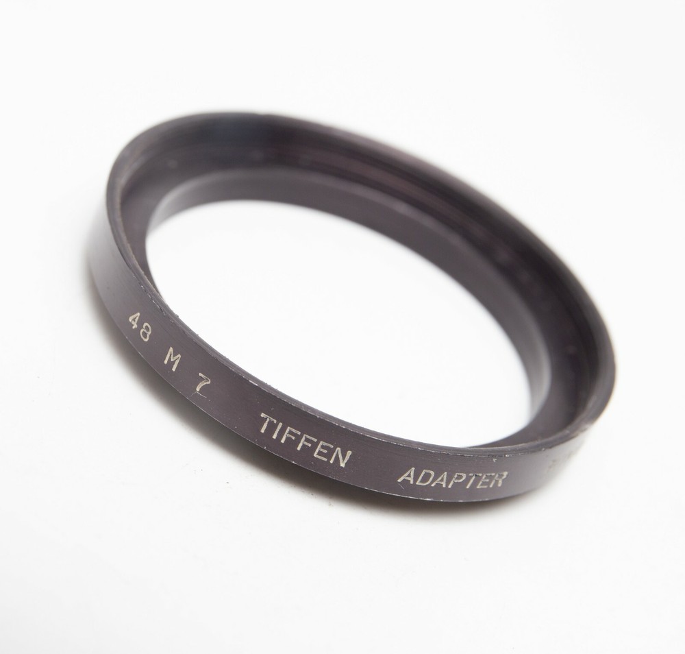 48mm Tiffen Thread Series VII (7) Adapter Filter Holder & Retaining Ring 48 M 7