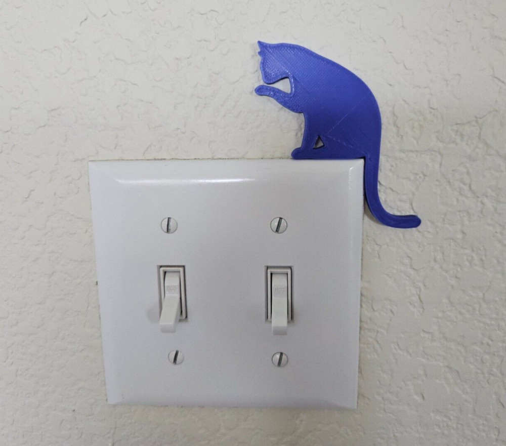 Cat Light Switch Wall Decor
