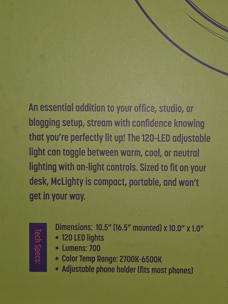 Desktop Ring Light And Phone Holder