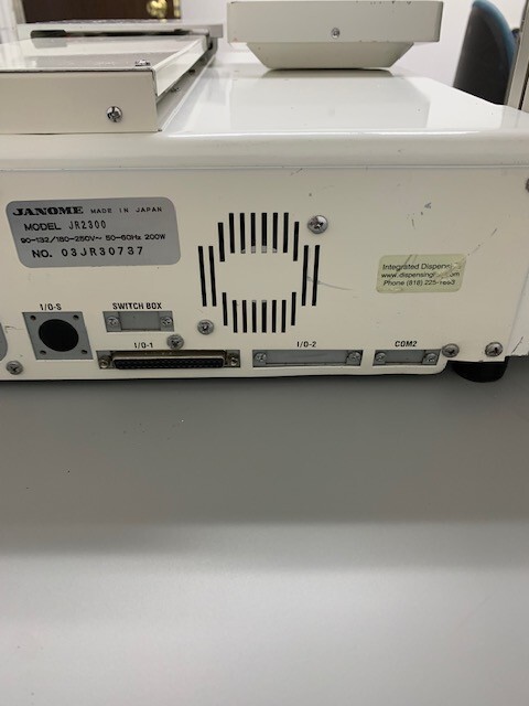 JANOME MODEL JR2300, ROBOTIC XYZ TABLE