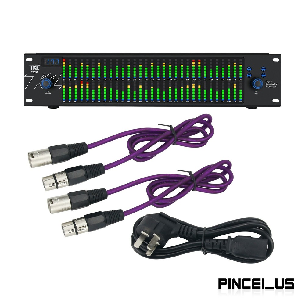 TKL T2531 Professional Graphic Equalizer Audio Processor For Home Stage pe66
