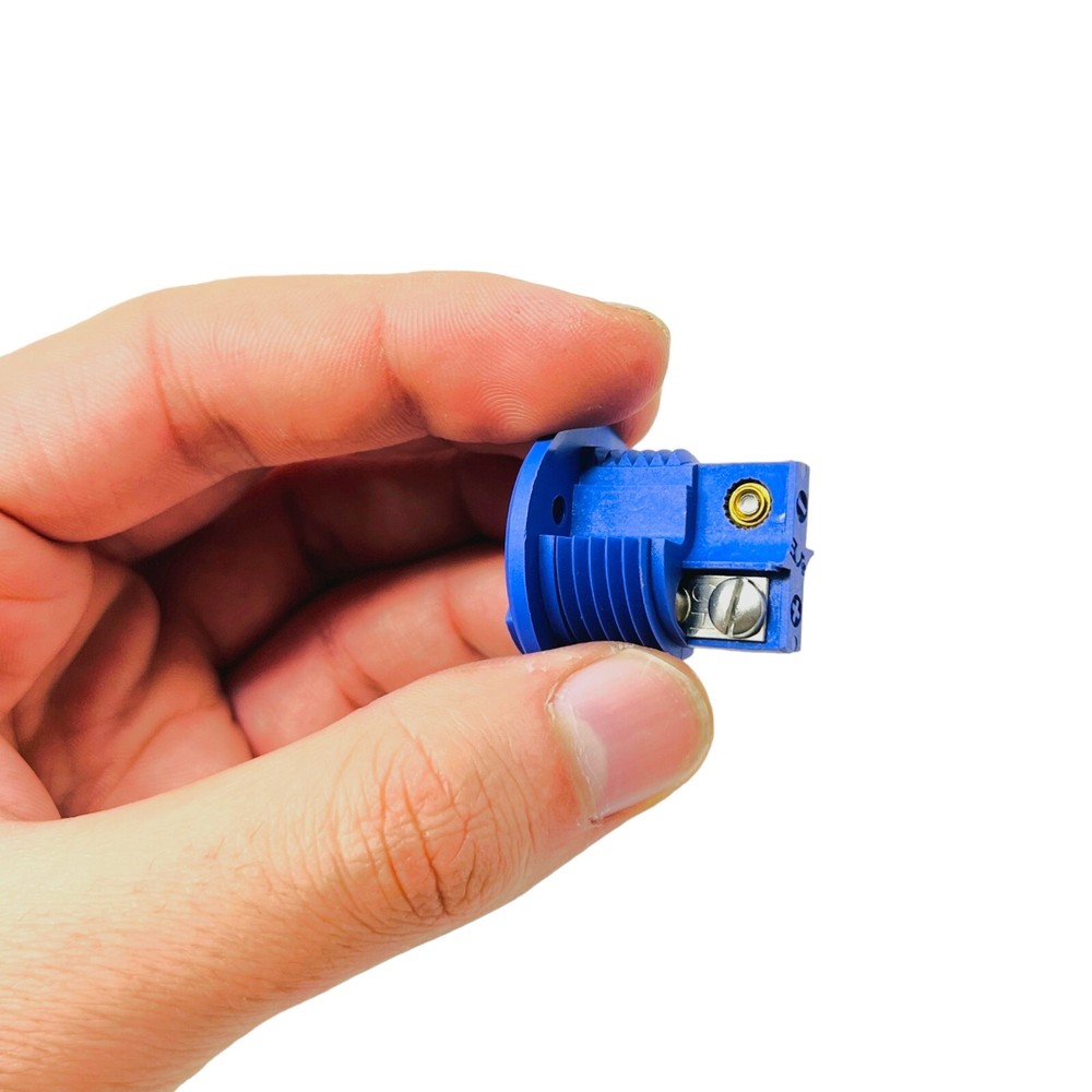 3 pcs Omega RMJ-E-R Type E Round Hole Thermocouple Panel Jack Connectors