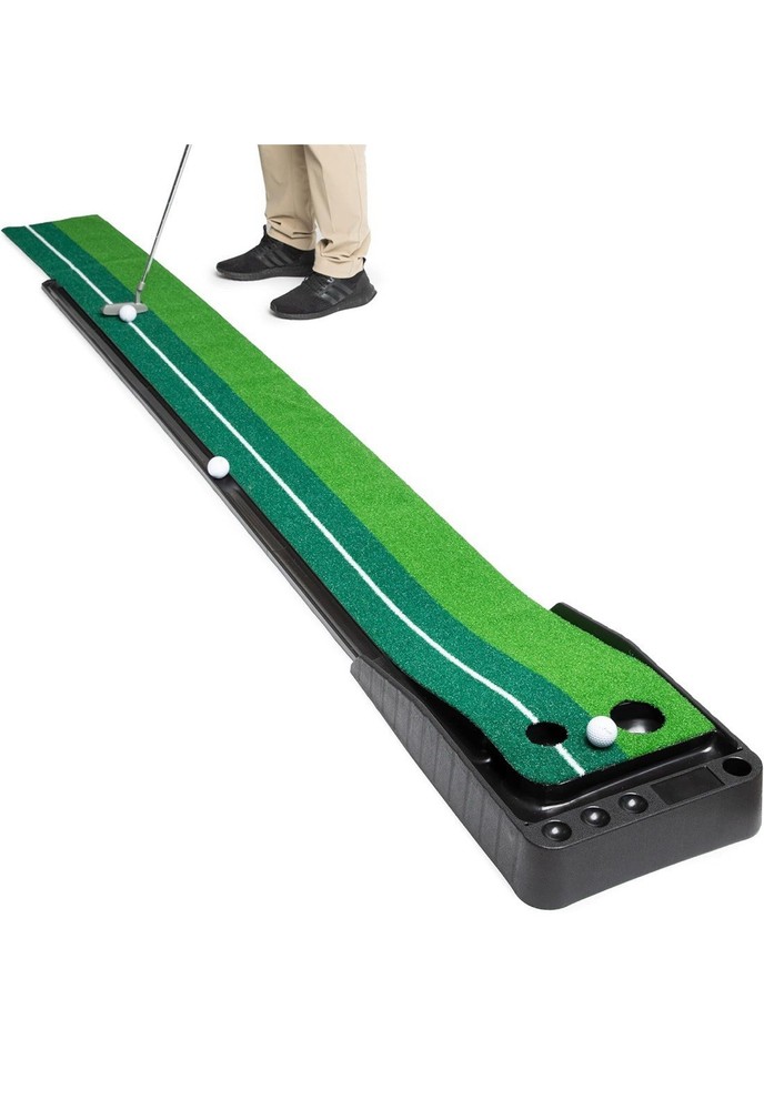 Indoor Golf Putting Green With Automatic Ball Return