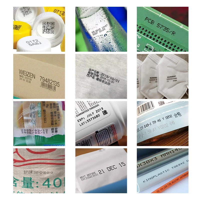 Automatic Pagination Inkjet Printer Prints Production Date and Batch Numbe