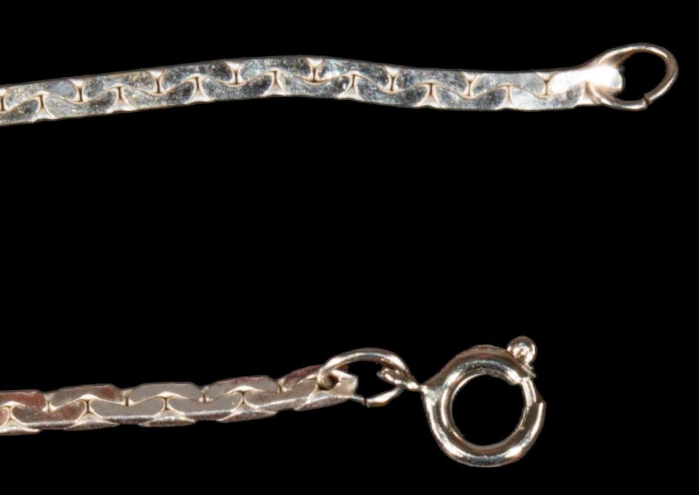 Sterling Silver Solid Serpentine Chain 16” 1.9mm NEW
