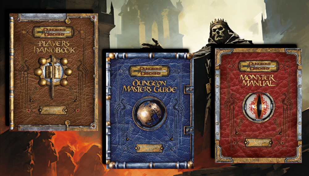 SOFTCOVER 3.5 CORE BUNDLE! Dungeon Masters Guide Players Handbook Monster Manual