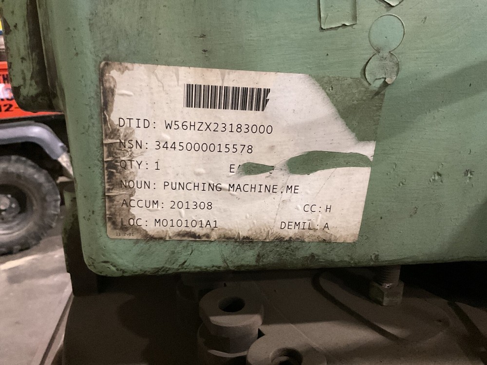 Wiedemann Punch Press Punching Machine #50AA
