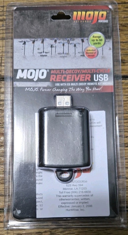 Mojo Outdoors Mojo Series Multi Decoy Receiver with USB connection