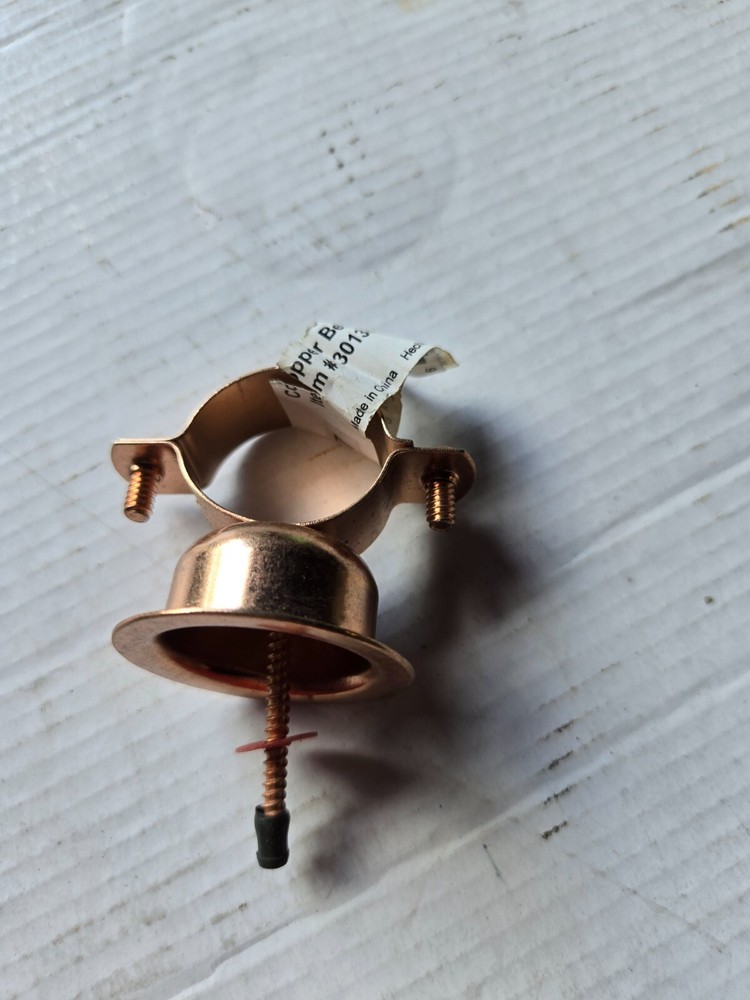 1" Copper Plated Steel  Bell Pipe Hanger