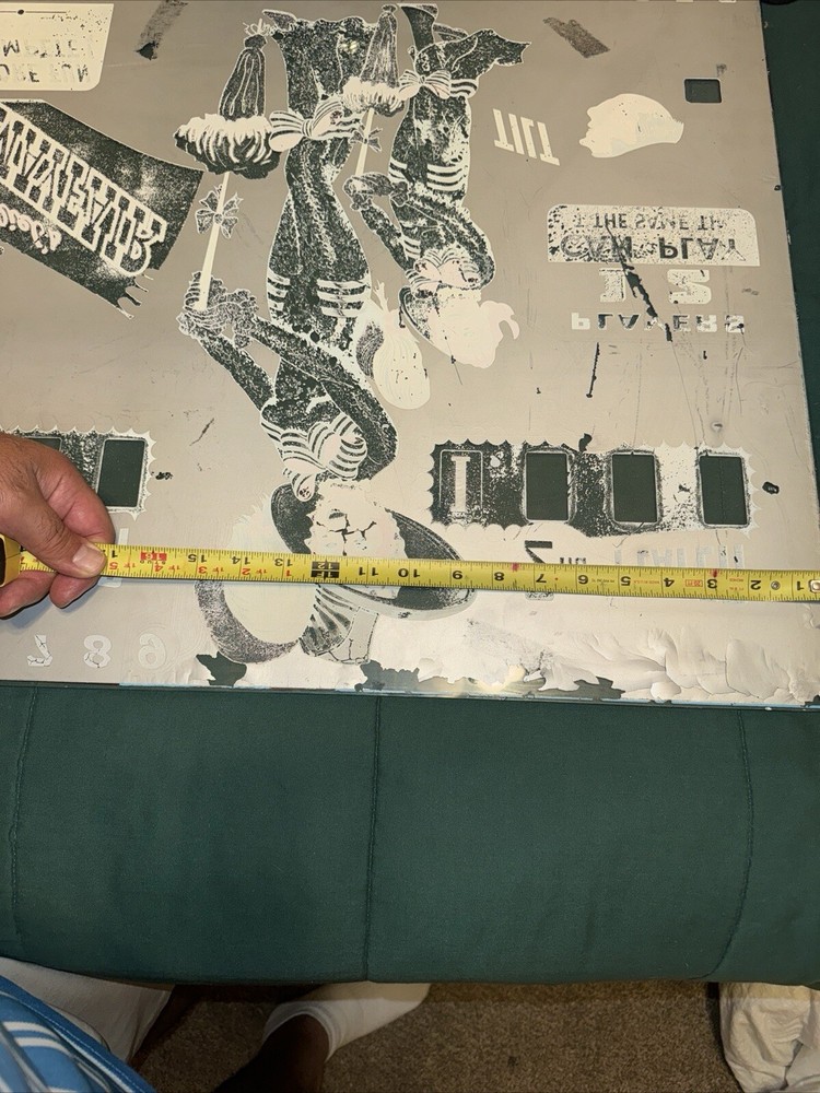 Gottlieb Mayfair pinball machine game Backglass