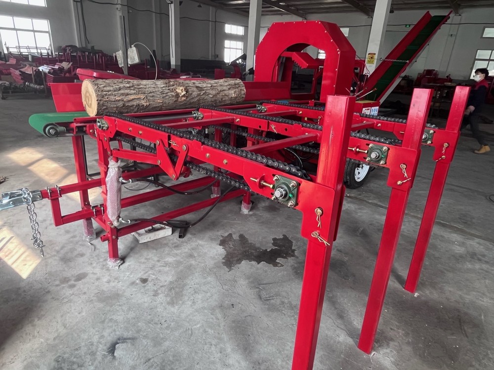 45t Firewood Wood Processor Log Splitter Skid Steer Attachment Forestry Machine