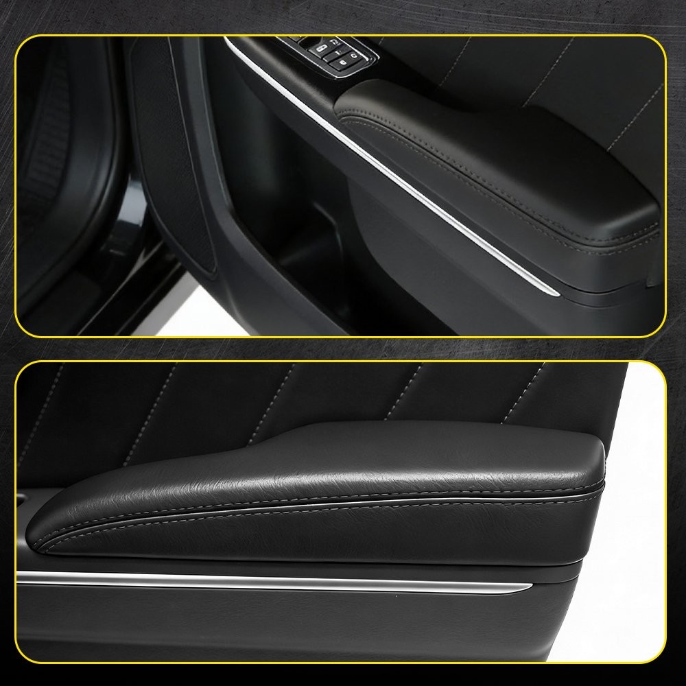 For Chrysler 300 2011-2023 Front Passenger Side Door Trim Armrest Panel Black